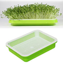 Bean Sprouts Double-layer Dishes Plate Seedling Tray Plastic Hydroponic Flower Basket Flower Plant Home Garden Nursery Pots