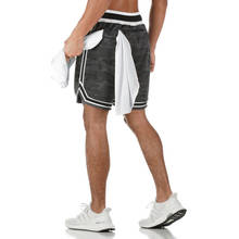 Novo calções de corrida verão marca masculina fitness training secagem rápida respirável calções esportivos 2024 - compre barato
