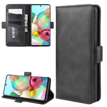 Funda magnética Vintage para Samsung M60S, carcasa de cuero con tapa para Galaxy A81 Note 10 Lite 2024 - compra barato