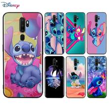 Disney Cartoon Stitch For OPPO A11 X A9 A12 E A93 A92 A73 A72 A53 S A52 A32 A31 AX7 A7 A5 Pro 2020 Black Phone Case 2024 - купить недорого