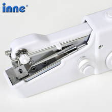 INNE Mini Portable Handheld sewing machine Stitch Sew needlework Cordless Clothes Fabrics Electrec  Set 15 2024 - buy cheap