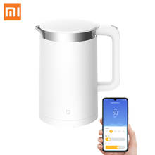 Электрический чайник Xiaomi Mijia Pro, постоянный контроль температуры, отображение температуры в реальном времени, чайник для воды 1,5л, работает с mi home 2024 - купить недорого