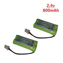 2Pieces/sets BT-166342 2.4v 800mAh AAA Ni-MH Rechargeable Battery for Uniden BT-166342 BT166342 166342 BT-266342 2.4v battery 2024 - buy cheap