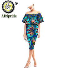 2020 African print bodycon dresses for women summer casual dashiki dress for girl ankara omighty fabric AFRIPRIDE S1925060 2024 - buy cheap