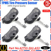 XUAN TPMS Tire Pressure Monitor Sensor 42753-SHJ-A53 For Acura RL MDX TL Honda Odyssey Touring Ridgeline VU Pilot 3.5L 315Mhz 2024 - buy cheap