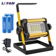 Rechargeable LED Flood Light Work Light 50W 2400LM 36 LED Work Light Portable Outdoor Spotlight with Charger 2024 - buy cheap
