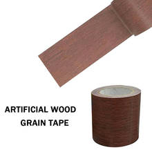 Cinta adhesiva de reparación de madera para muebles del hogar, Parche de madera texturizada para ventanas y escritorio, 7 colores, muy realista, 5M por rollo 2024 - compra barato
