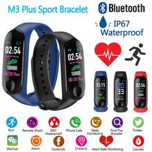 Pulsera inteligente para hombre, Monitor de ritmo cardíaco y presión arterial, reloj deportivo para correr, resistente al agua, podómetro, contador de pasos, Fitness 2024 - compra barato