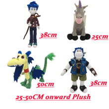 25-50cm Onward Plush Toys Doll Barley Ian Lightfoot Dragon Unicorn Soft Stuffed Toys Gifts for Girls Kids 2024 - buy cheap