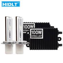 HIDLT 1 Set 100W HID Xenon Kit D2H H1 H3 H7 H11 HB3 HB4 6000K 5000K 8000K 4300K 12V High Power HID Headlight Bulb Ballast Kit 2024 - buy cheap