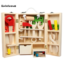 Children Simulation Wooden Tool Set Toys Pretend Play Maintenance Toolbox Accessories Set Educational Construction Toy Gifts#g4 2024 - buy cheap