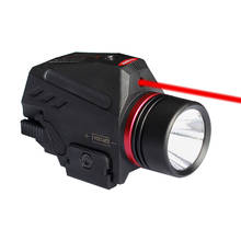 150 Lumens LED Flashlight Red / Green Laser Sight with 20mm Picatinny Rail Mount VI12003 2024 - buy cheap