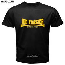 New JOE FRAZIER Smokin' Joe Boxing Legend Men's Black T-Shirt  Cool Casual pride t shirt men Unisex New sbz3057 2024 - buy cheap