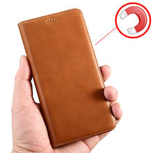 Funda de piel de becerro Natural para Xiaomi Poco X3, cubierta magnética fuerte de alta calidad, 5 colores, envío gratis 2024 - compra barato