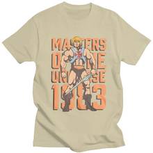 Novelty He-Man 1983 Masters Of The Universe T Shirt Men Short Sleeve Cotton T-shirt Vintage Print Eternia Tee Top Fashion Tshirt 2024 - buy cheap