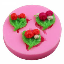 HEARTMOVE New Arrival Cherry shaped 3D silicone cake fondant mold, DIY cake decoration tools Chocolate soap candle moulds 9169 2024 - buy cheap