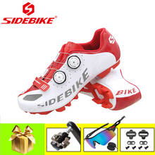 SIDEBIKE mtb cycling shoes men breathable ultra-light mountain bike sneakers add SPD pedals self-locking superstar racing shoes 2024 - buy cheap
