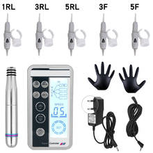 Tattoo Kit Professional Digital Rotary Tattoo Machine Pen Set Permanent Makeup Machine Eyebrow Lip Pen Kits 2024 - buy cheap