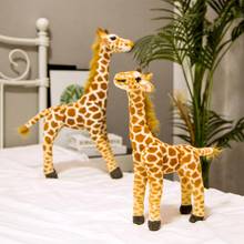 35-55cm realistic Cute Giraffe Plush Toy Stuffed Animal Doll Soft Simulative Deer for Kids Baby Birthday kawaii Gift Home Decor 2024 - buy cheap