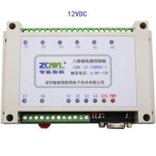 8 way relay control panel /RS485/232/Modbus RTU/ with isolation / industrial grade / shell 2024 - buy cheap