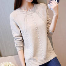 Autumn Winter Style Women Knitted Pullover Tops Lady Casual O-Neck Knitted Pullover Sweater ZZ0985 2024 - buy cheap