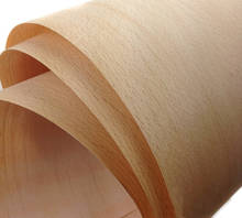 2x из натуральной древесины шпона нарезанный пару бук деревянная мебель 20x250 см 0,2 мм толщиной 2024 - купить недорого