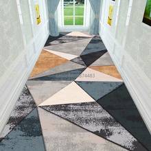 Nordic Style Hallway Carpet Geometric Aisle Corridor Carpets Hotel Stair Floor Mat Party Wedding Area Rugs Anti-Slip Runners Rug 2024 - buy cheap
