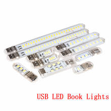 USB светодиодный книга светильник s 2-24 светодиодный S SMD 5630 5730 светодиодный лампы 5V Мощность Вход белый 5000-6500K теплый белый 3000-3500K USB ночной Светильник 2024 - купить недорого