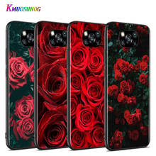 Funda de teléfono suave para Xiaomi Poco X3 NFC M2 X2 F2 F3 C3 M3 F1 Pro Mi Play Mix 3 A3 A2 A1 6 5 Lite, Rosa floral 2024 - compra barato