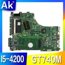 X750lb placa-mãe do portátil para asus x750lb x750ln x750l k750l a750l mainboard placa-mãe teste 100% ok I5-4200 cpu gt740m/2 gb 2024 - compre barato