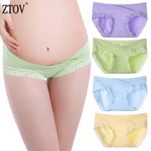 ZTOV 4Pcs/lot Maternity Underwear Pregnancy Panties Belly Support Briefs For Pregnant Women Low Waist UnderPants Panty XXL XXXL 2024 - buy cheap
