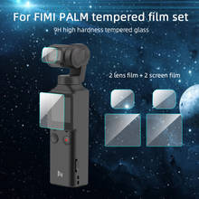 2 комплекта HD защитная пленка комбо для FIMI Палм Gimbal Защитная пленка для экрана Крышка для объектива для FIMI Палм стабилизатор аксессуары 2024 - купить недорого
