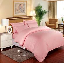 Solid Color Hotel Home Textile Bedding Set 100 Cotton Bedspread Mattress Cover Streak Duvet Cover Bedsheet Linen Queen King Size 2024 - buy cheap