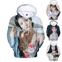 Kpop Idol IU-Sudadera con capucha 3D para hombre y mujer, ropa de calle de estilo coreano, jersey de manga larga para adolescentes, novedad de 2021 2024 - compra barato