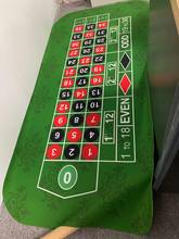 183*90 см замшевая резиновая квадратная зеленая рулетка, черный стол для игры в покер, коврик для игры в покер, тканевая доска, ткань с сумкой на плечо 2024 - купить недорого