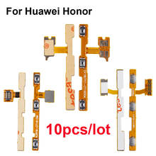 Botón de encendido y apagado, Cable flexible de repuesto para Huawei Honor 8 9 10 lite 8C 8X MAX, botón lateral de volumen Flex, 10 unids/lote 2024 - compra barato