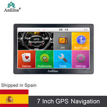 Anfilite 7 Inch GPS Navigation Car Truck Navigator 256M+8GB Bluetooth FM SAT NAV Navitel Russia Map Europe America Maps 2024 - buy cheap