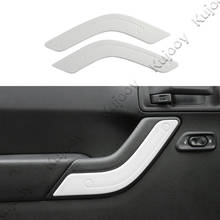 White ABS Car Interior Door Handle Cover Trim Frame for Jeep Wrangler 2011-2017 Car Styling Accessories 2024 - buy cheap