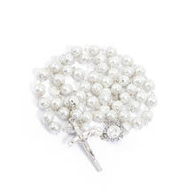 Free Shipping 10mm Rosary Bead Necklace / Catholic Rosary / Crystal Rosary / Rosary Special 2024 - buy cheap