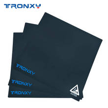 Tronxy-piezas de impresora 3D, cinta adhesiva negra de 220x220mm, 255mm x 255mm, 330x330mm, tamaño de cama impresa, accesorios adhesivos Heatbed 2024 - compra barato