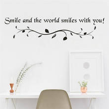 DIY Smile Removable Art Vinyl Mural Home Room Decor Wall Stickers 1PC Home Decor Wall Stickers  J23#40 2024 - buy cheap