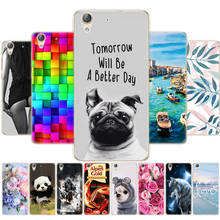 For huawei Y6 2 /Y6 ii /Y6 II Case 5.5" Soft tpu Silicon Back Phone Cover for huawei y6 ii Full 360 Protective Printing Coque 2024 - buy cheap