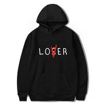 Мужская толстовка Loser Lover bluza pennywise, хип-хоп толстовка Kpop Los/ver, Клубная уличная одежда унисекс, Топы Harajuku, мужские толстовки 2024 - купить недорого