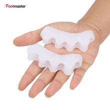 FootMaster Silica Gel Toe Separators Corrector For Feet Bone Adjuster Silicone Orthopedic Foot Care 2024 - buy cheap