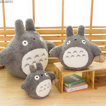 Japonês dos desenhos animados adorável estilo de pelúcia bonito totoro brinquedos animais de pelúcia macio boneca do bebê kawaii filme personagem travesseiro almofada presente 2024 - compre barato