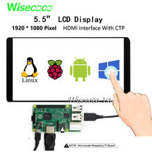 5.5 Inch IPS LCD Display Touch Screen Monitor for Raspberry Pi 4 model 3B+ 1920X1080 High Definition All in one TV box Game box 2024 - buy cheap