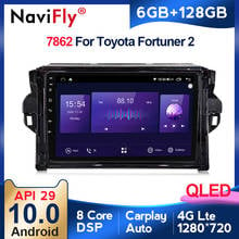 4G LTE 6G+128G QLED 5G WIFI Car Multimedia Audio System 2 Din Radio Android 10 Carplay DSP BT For Toyota Fortuner 2 2016-2019 2024 - buy cheap