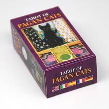 78 карт колода тароты языческих котов полная английская Вечеринка настольная игра карты оракула 2024 - купить недорого