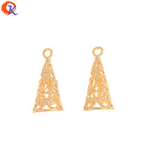 Cordial Design 50Pcs 10*23MM Jewelry Accessories/Hand Made/Cone Shape/Genuine Gold Plating/DIY Jewelry Making/Earring Findings 2024 - buy cheap