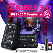 Умная Светодиодная лента ZigBee 3,0 Pro RGBCCT с поддержкой Wi-Fi и голосовым управлением 2024 - купить недорого